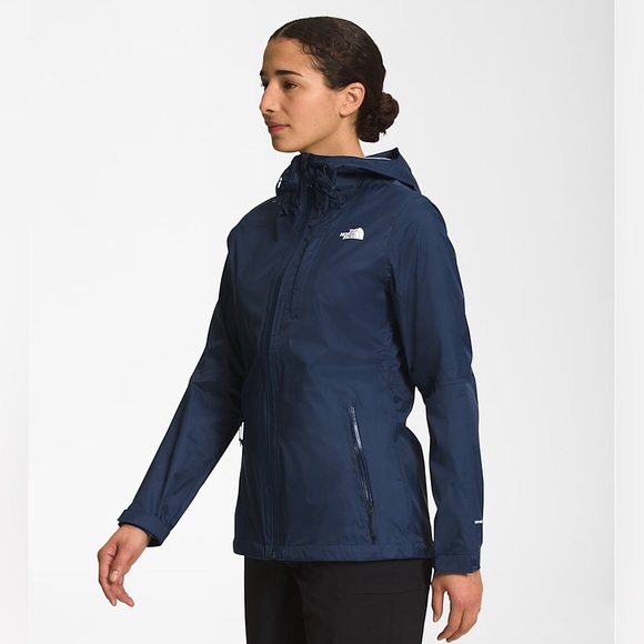 The North Face Alta Vista rain jacket in coral orange - Picture 3 of 10